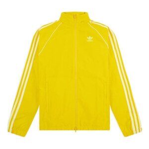 NWT ADIDAS ORIGINALS Windbreaker Jacket Neon Yellow, Size L
